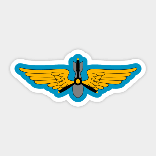 Bomber logo Sticker